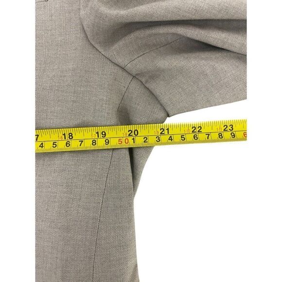 Zara Men Suit Jacket Blazer EU 48 US 38 Stone Gray wool double vest 5337/252 NWT - Picture 13 of 14